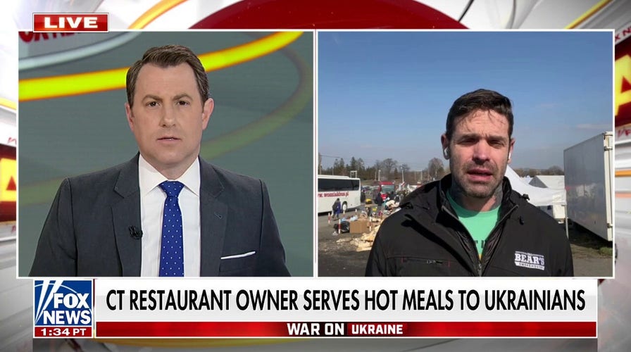 Navy veteran restaurant owner travels to Poland to feed Ukrainian refugees