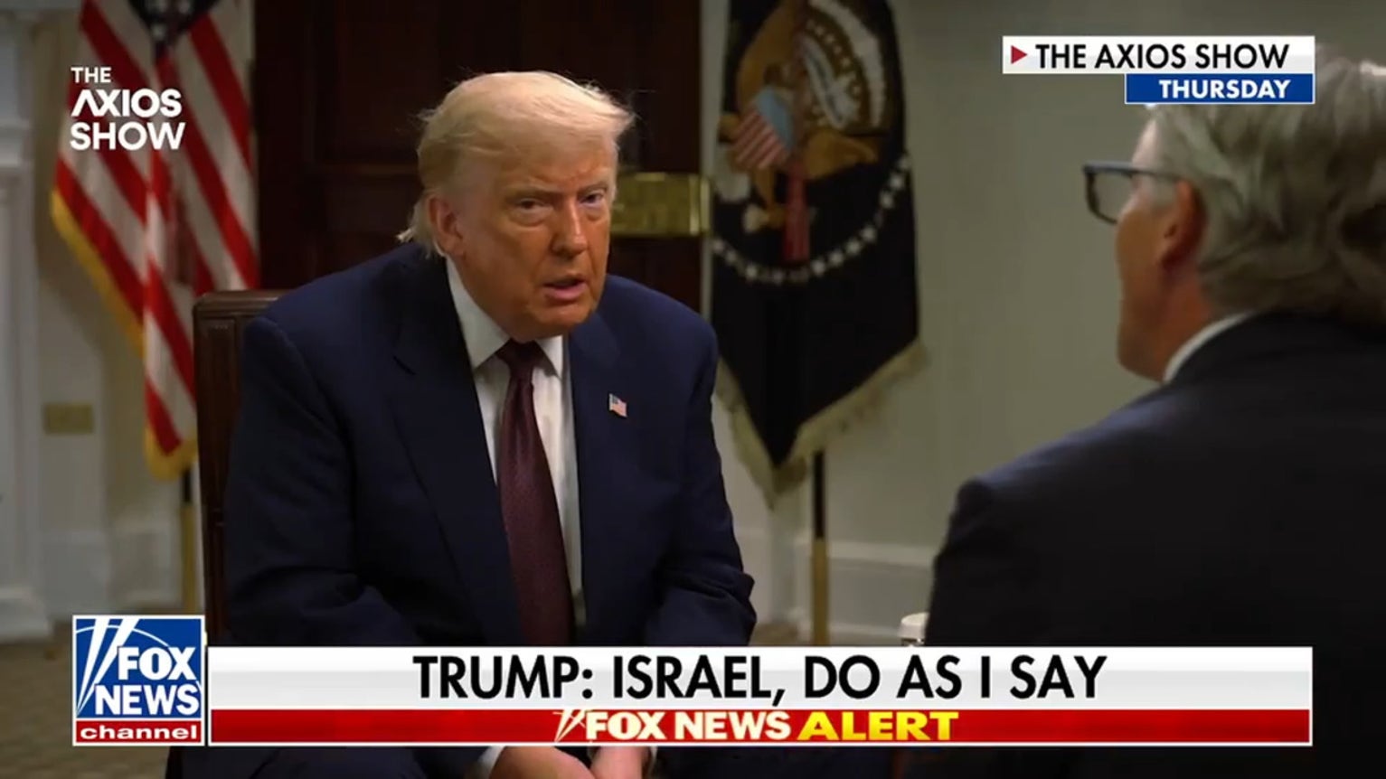 President Trump says he has to keep Netanyahu ‘sane’