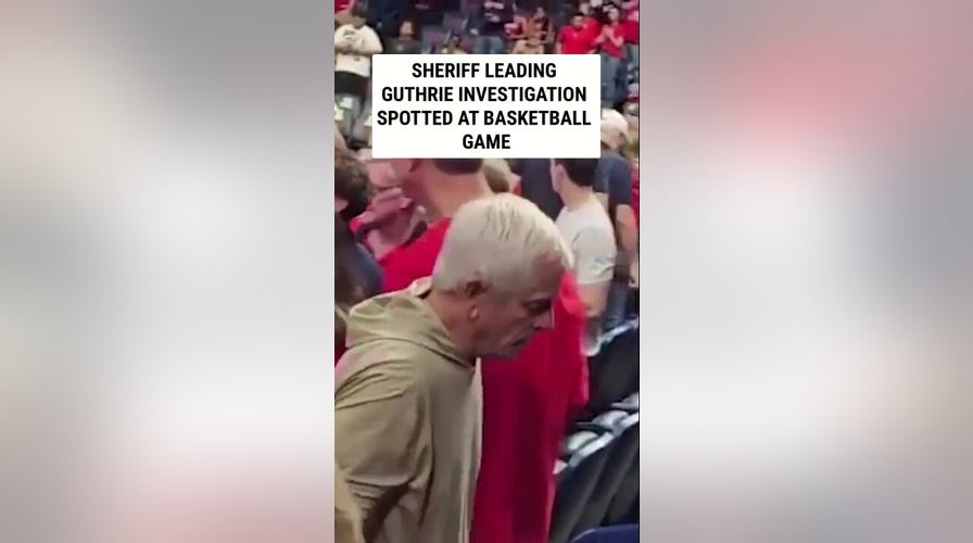 Sheriff starring  Guthrie probe  SPOTTED astatine  hoops  game