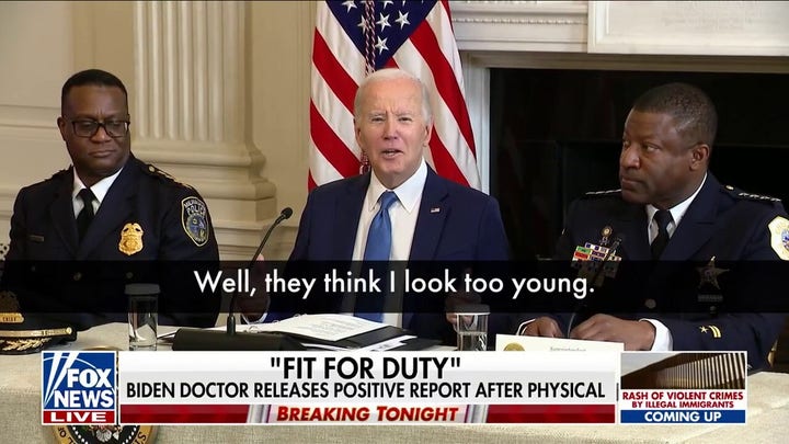  Biden's health has not changed since last year, doctors say