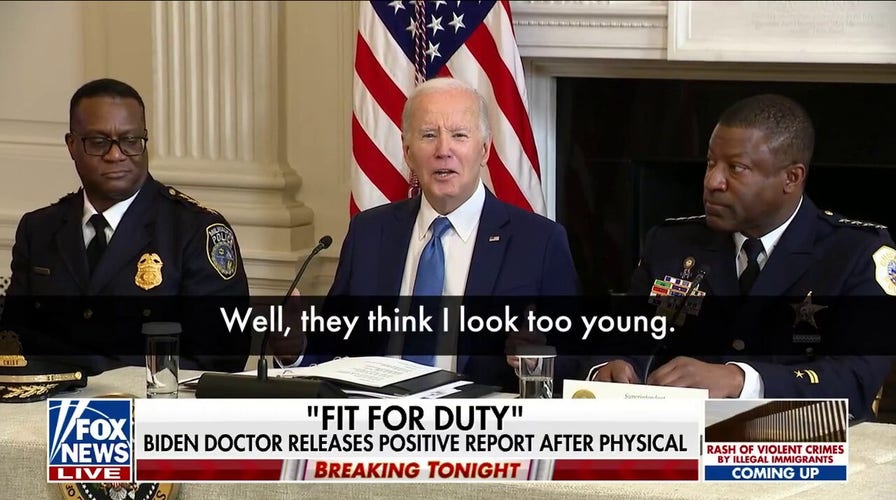  Biden's health has not changed since last year, doctors say