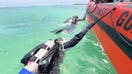 Coast Guard divers search the sea floor to find any trace of missing woman Lynette Hooker
