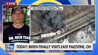 Biden heading to East Palestine one year after train derailment  - Fox News
