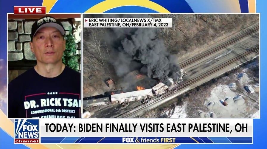 Biden heading to East Palestine one year after train derailment 