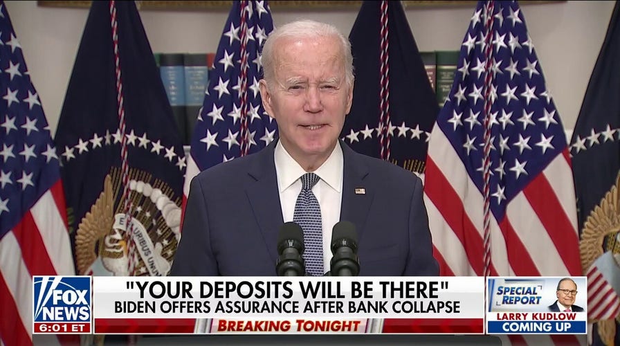 Biden attempts to assure Americans banking system is safe following SVB collapse