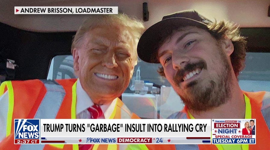 El conductor del camión de la basura de Trump habla de un acto improvisado