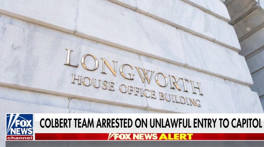 Colbert crew arrested for unlawful entry to US Capitol