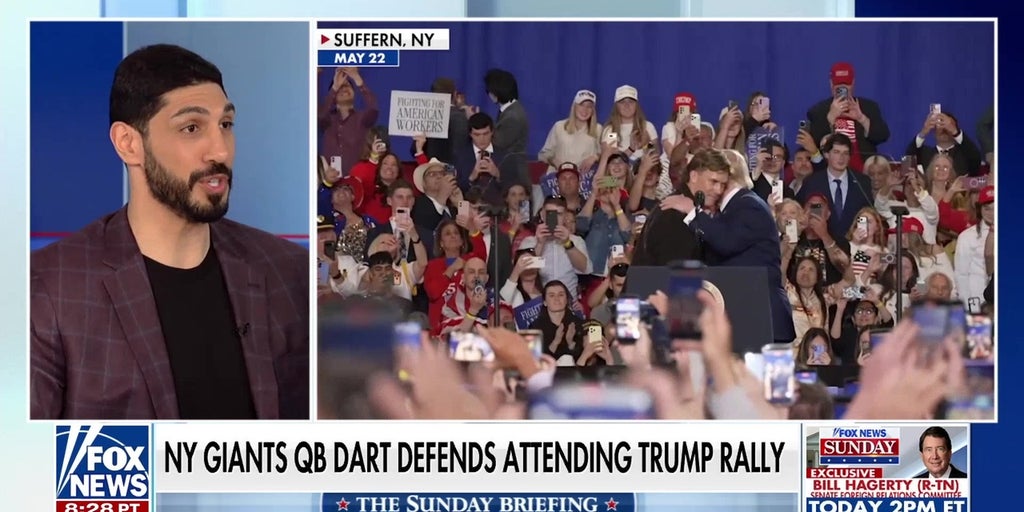 Trump praises New York Giants quarterback after rally backlash