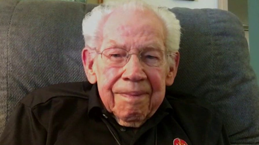 WWII veteran on History Flight identifying remains of two friends lost at war	
