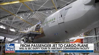 Texas aircraft conversion facility turns passenger jets into cargo planes
