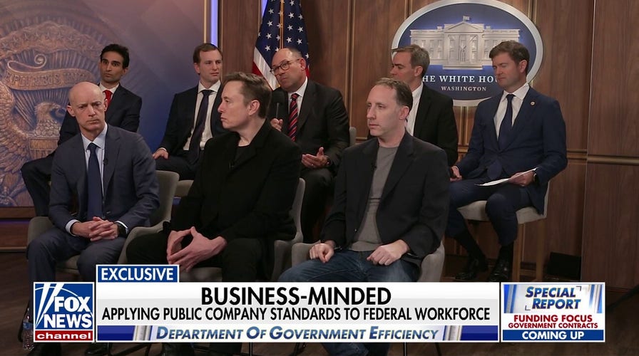 'A LOT OF MONEY SLOSHING AROUND:' Elon Musk and team open up about stopping waste