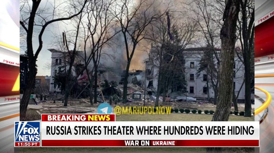 Russia bombs shelter in Mariupol, Ukraine officials claim