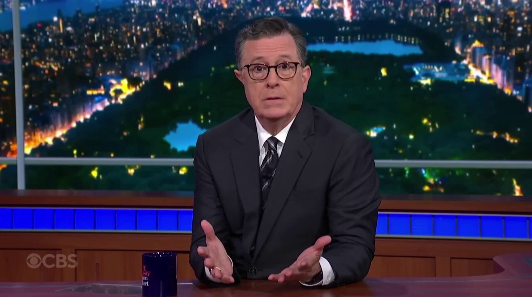 Host Stephen Colbert Expresses Grief for America After Trump Assassination Attempt