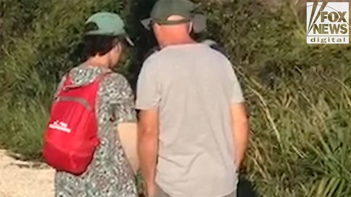 Brian Laundrie's parents inside Myakkahatchee Creek Environmental Park in Florida