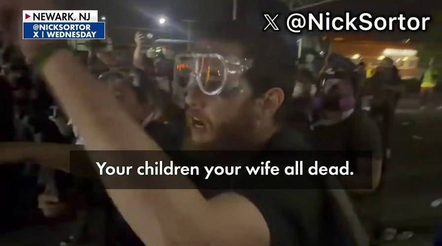 Video appears to show anti-ICE agitator threatening agent’s family during Newark riot