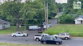 Police leaving the area where the body of Eliza Fletcher was discovered
