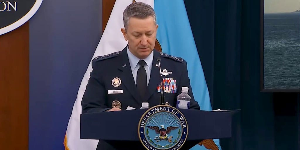 Caine describes how Iranian-flagged cargo ship seized by US military ignored multiple warnings