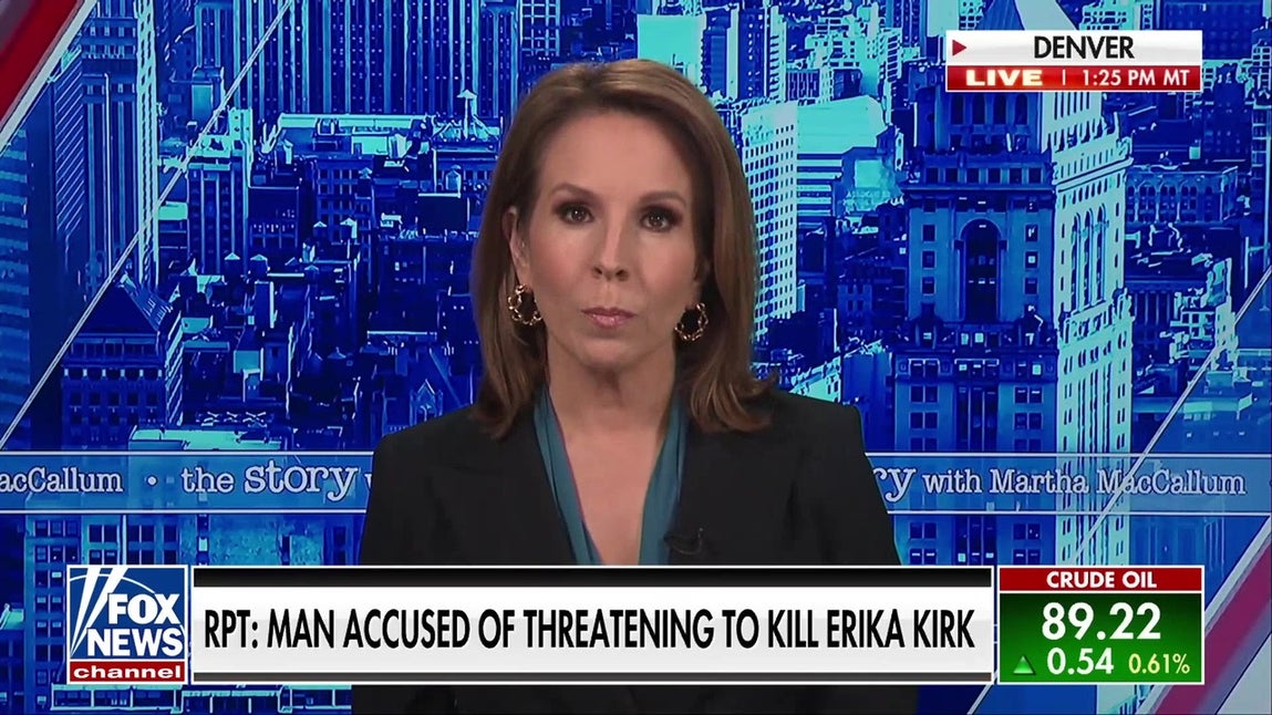 Man arrested, accused of threatening to kill Erika Kirk: Report