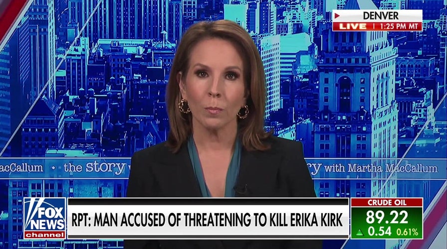 Man arrested, accused of threatening to kill Erika Kirk: Report