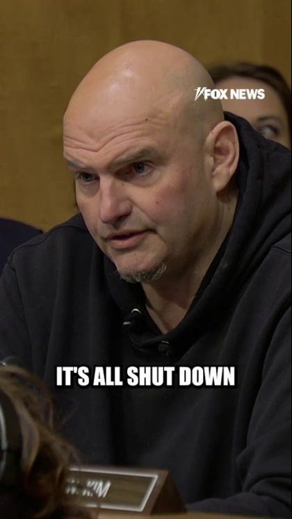 Fetterman TORCHES fellow Dems for shutting down DHS