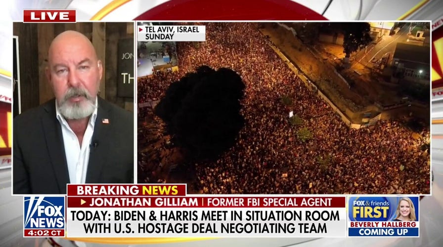 Protests erupt in Israel as Biden, Harris are expected to meet with US hostage negotiating team