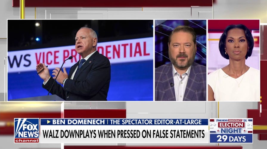 Tim Walz slammed for downplaying concerns on false statements: 'He's lying to us'