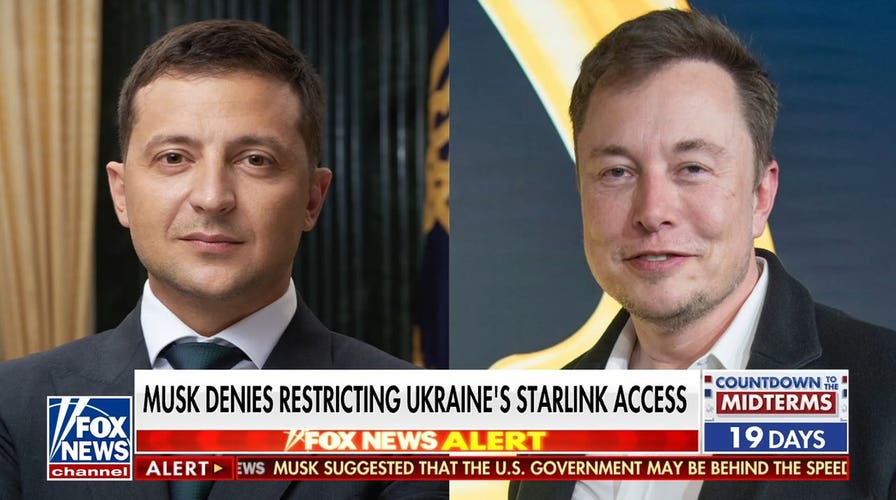 Musk denies restricting Ukraine's access to Starlink