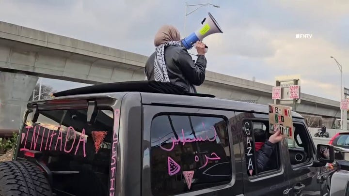NYPD shuts down pro-Palestinian caravan attempting to shut down JFK Terminal 4