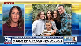 California mom on walkout over school vaccine mandate: The governor is 'overreaching'