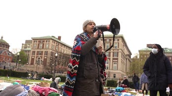 Anti-Israel protesters return to Columbia University's campus lawn area