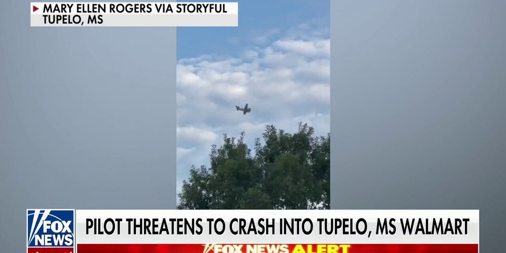 Pilot threatens to crash plane into Tupelo, MS Walmart Fox News Video