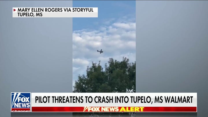 Pilot threatens to crash plane into Tupelo, MS Walmart