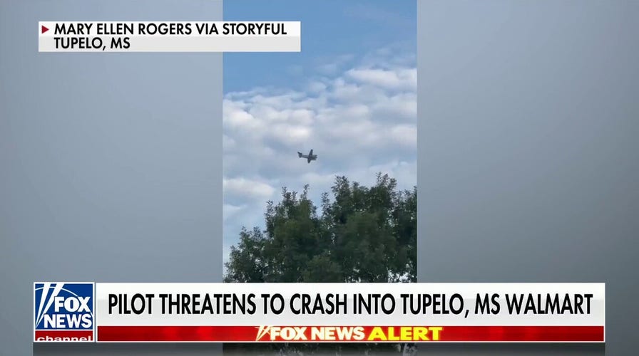 Pilot threatens to crash plane into Tupelo, MS Walmart