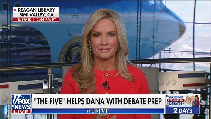 Dana Perino preps for the second GOP primary debate on FOX