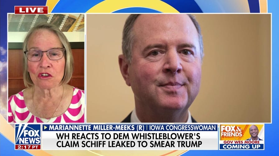 Schiff accused of leaking classified information to discredit Trump, whistleblower says