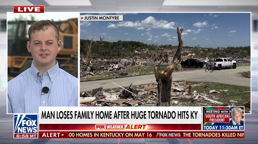 Kentucky teen speaks out after tornado leveled family's home: 'Blessed to be alive'