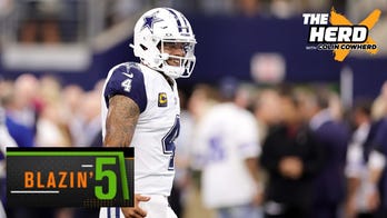 Blazin’ 5: Ravens, Patriots, Texans cover in Week 8, Broncos over Cowboys | The Herd