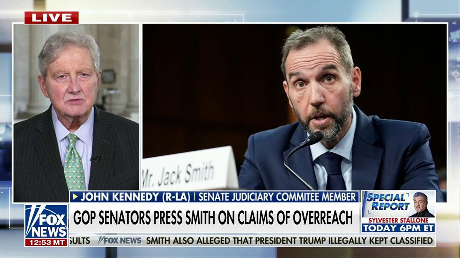 Jack Smith is a 'bottom-feeder': Sen John Kennedy