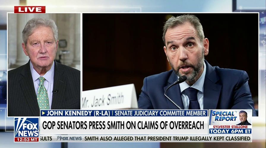 Jack Smith is a 'bottom-feeder': Sen John Kennedy