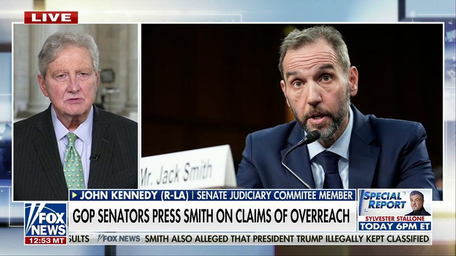 Jack Smith is a 'bottom-feeder': Sen John Kennedy