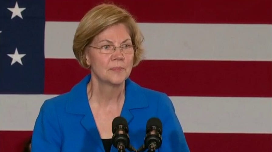 Sen. Elizabeth Warren compares her career to President Trump
