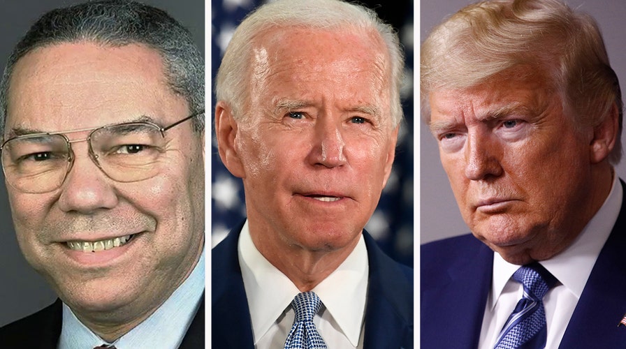 Powell endorses Joe Biden, bashes President Trump