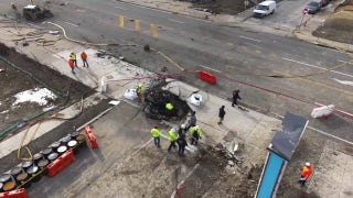 Video shows officials searching debris near fatal Philadelphia plane crash - Fox News