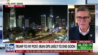 Retired general urges Trump to 'stay the course' on Iran war effort