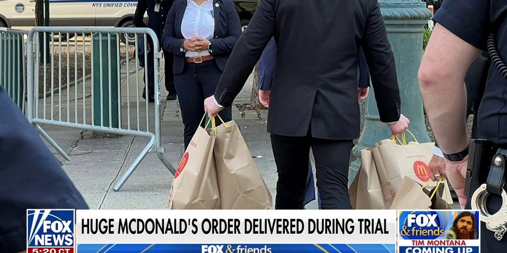 Trump staffers deliver massive McDonald's order during trial Fox News(01)
