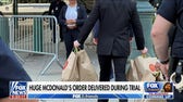 Trump staffers deliver massive McDonald's order during trial