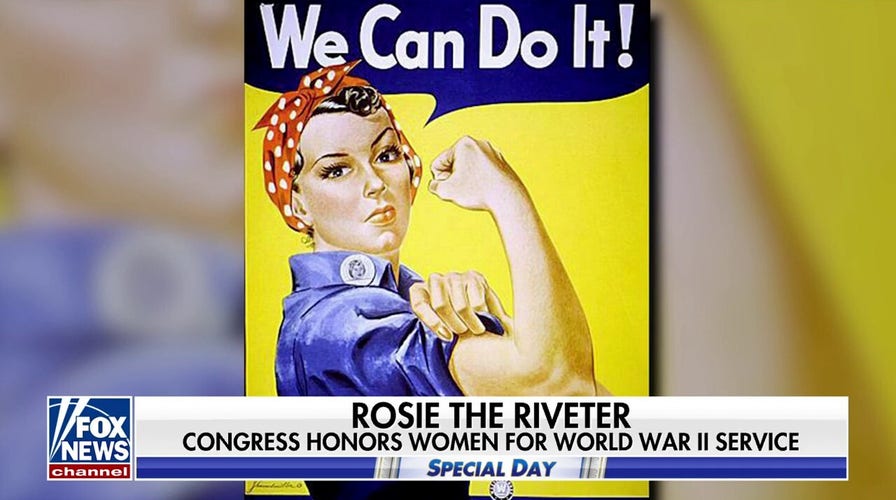 Real-life 'Rosie the Riveters' awarded Congressional Gold Medal