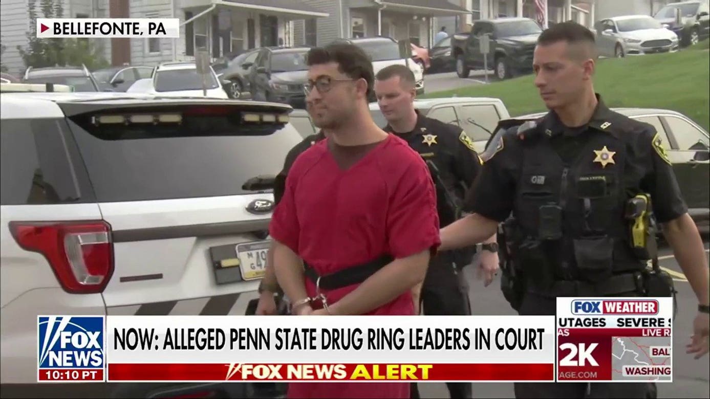 Alleged Penn State drug ring leaders appear in court