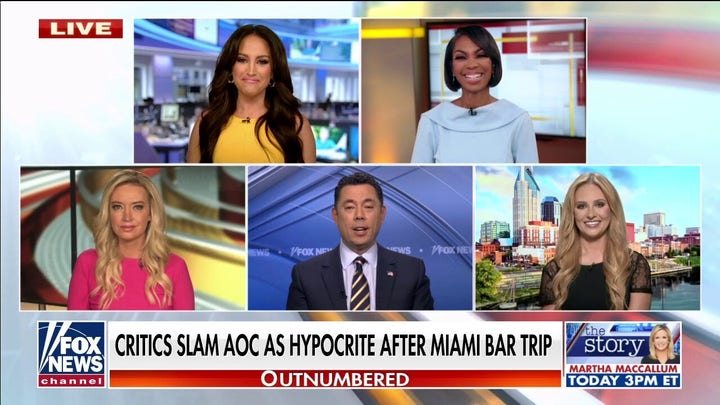 'Outnumbered' on AOC being ripped as hypocritical for going maskless to Miami bar