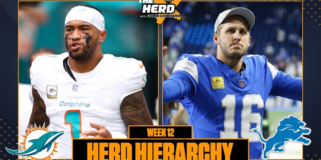 Herd Hierarchy: Dolphins swim to Colin #39 s Top 10 Lions make giant leap